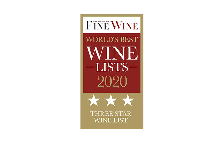 28-50 World Best Wine List Award 2020